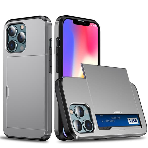 iPhone 16 Pro Max mobilskal med korthållare.