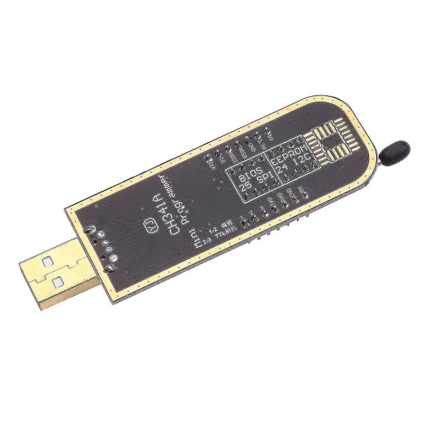 CH341a USB-programmer Eeprom Bios Flasher Programmerbar logikkrets med Sop8 Flash Clip Kompatibel med 24/25-serie Chip