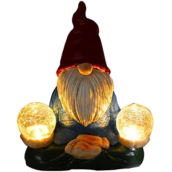 Garden Elf Statue Resin Garden Figure Long Beard Dwa