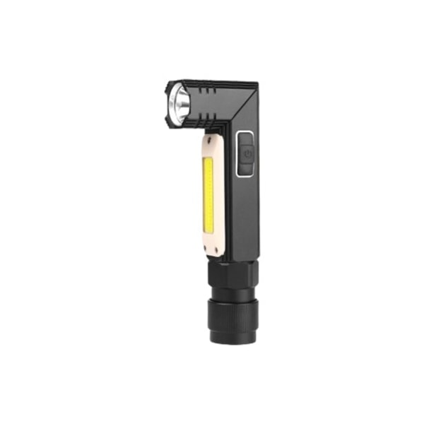 XPG+COB punainen ja valkoinen valo 90° taitettava USB ladattava kirkas valo taktinen taskulamppu monitoiminen taskulamppu taitettava taskulamppu