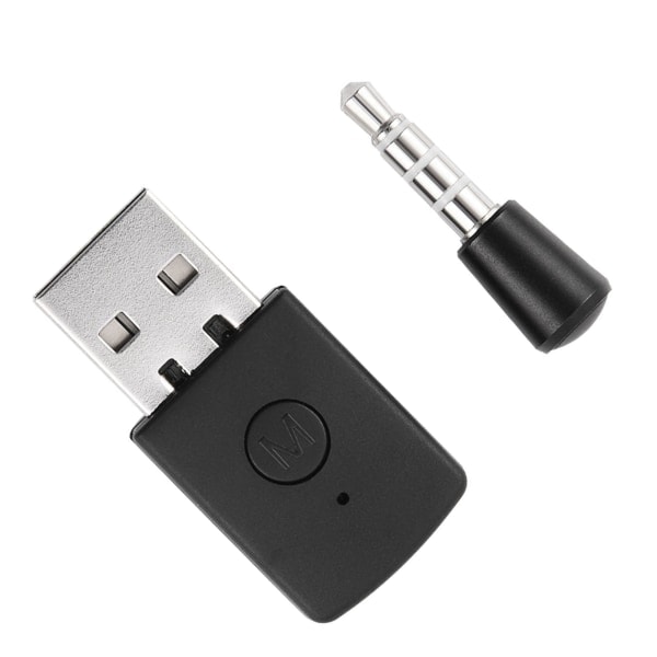 Mini USB 2.0 Bluetooth 5.1 Adapter/Dongle, Mottaker og Sender for PS4/PlayStation