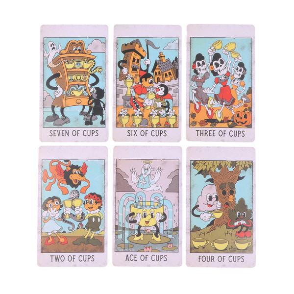 1 Æske Mystiske Blandinger En Vintage Tarot Kort Spådom Divination