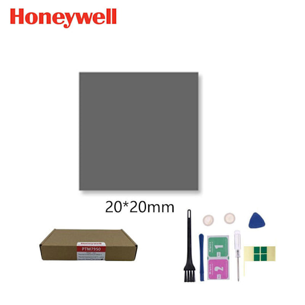 Honeywell PTM7950 fasförändringssilikonplatta - termisk ledningsplatta för CPU, GPU, silikonfettplatta D