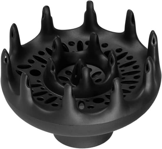 Två artiklar: diffuser, hår diffuser, universal hårfön, tillbehör, hårfön, diffuser för lockar, vågigt och tjockt hår, svart.