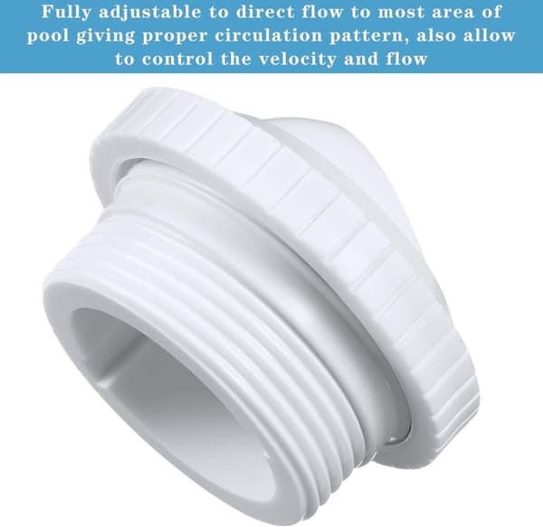 (3 stk.) Pool dyse - 0,75 tommer SP1419d flow indløbsforbindelse