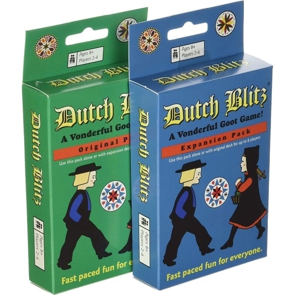 Dutch Blitz Original och expansionspaket - Snabbt kortspel för familjeskoj