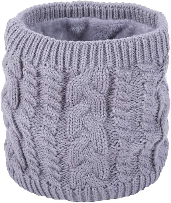 ING Vinter Halsvarmer - Varm Halsvarmer - Unisex - Lys Grå