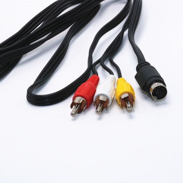 2 st A/V-kablar för Super Nintendo SNS, högkvalitativ Nintendo GameCube AV-kabel