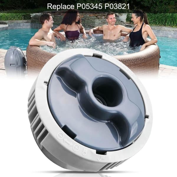 Klordispenser för kemisk pool - PVC - för vattenkvalitet - grå
