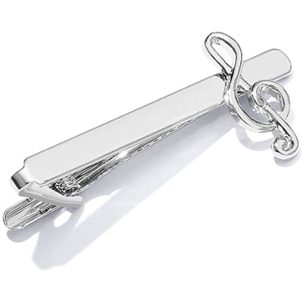 1 pc Business Tie Bar Men's Tie Clip Creative Silver Clips Fashion H Elik