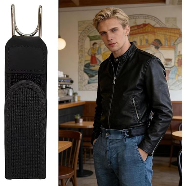 ING Spenneløst Belte 2 Stykker Elastisk Komfortbelte Spennefritt Belte Elastisk Belte Spennefritt Justerbart One Size Tilbehør Elastisk Stretchbelte for
