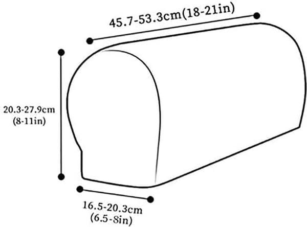 Sofa armlenebeskyttere - 2 stk - Sklisikker - Grå