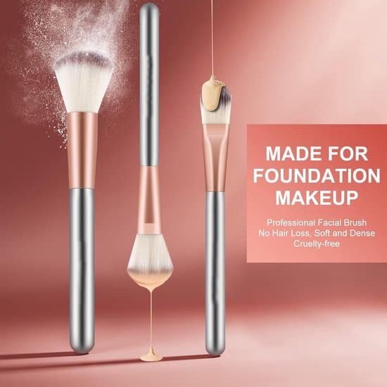 ING Makeup Børster - Setting Børster - Professionelle Makeup Børster - High-End Syntetiske Foundation Børster