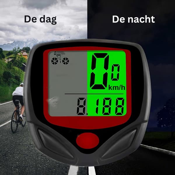 Sykkelcomputer - speedometer - trådløs sykkelcomputer
