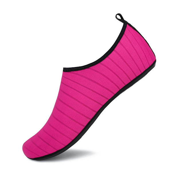 Vandstøvler til Kvinder Mænd Hurtigtørrende Aqua Sokker Svømning Strand Barefod Yoga Træningstøj Sport Tilbehør Pool Camping Must Haves Voksen Ungdom Størrelse Rose Red 46-47