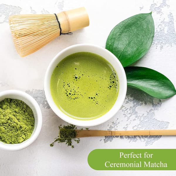 Matcha Set, Set om 7, Matcha Startkit, Matcha Visp, Det Perfekta Setet för Traditionell Matcha, Bambu, Vackert Förpackad