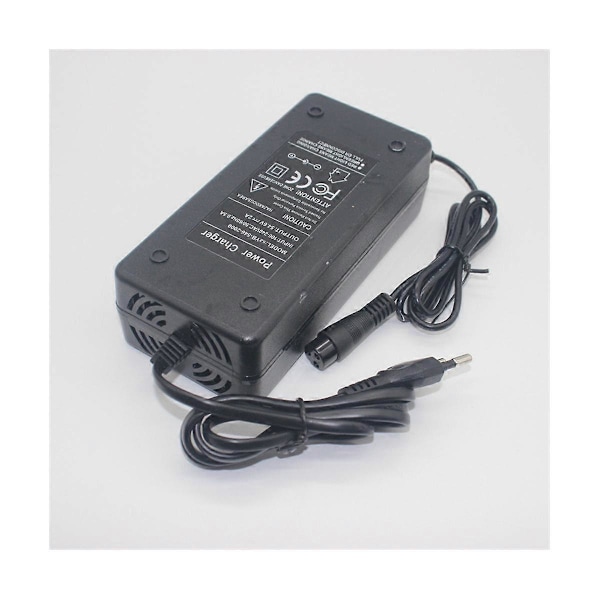 Lader for Pro Speedway elektrisk sparkesykkel ladeadapter tilbehør utgang 54.6V 2A, EU-plugg