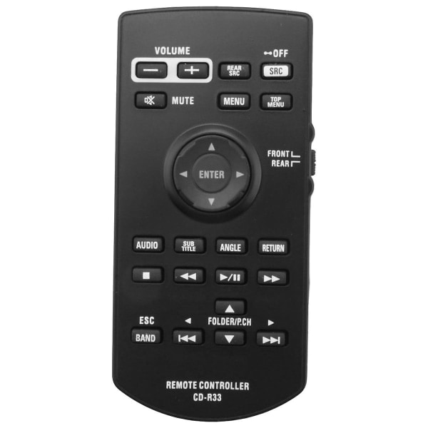 Cd-r33 Remote Control for Pioneer Avh-4000nex Avh-4100nex Avh-4200nex Avh-4400nex Cxe5117 Car Cd Dv Black Black