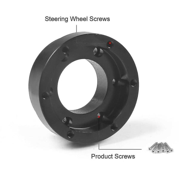 Tilpasnings-plate for Logitech G29 G920 G923 13/14 tommers racingratt 70mm CDQ