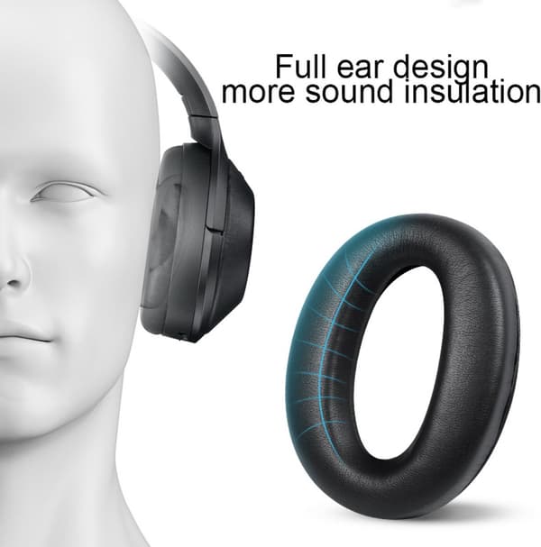Ørepuder egnet til Sony WH-1000XM4 - Sort