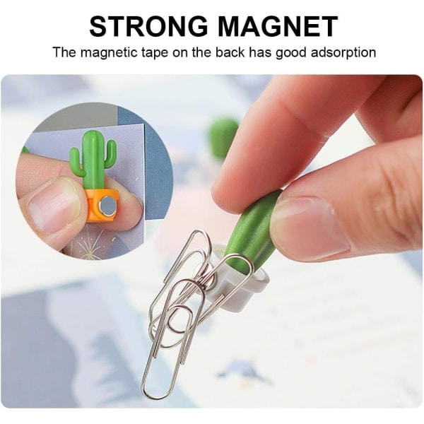 12pcs 3D Cute Succulent Cactus Mini Magnets Fridge Accessories Decorations