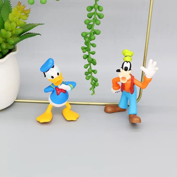5 stk. Disney Mickey Mouse Figur Mickey Mouse Minnie Anders And Andersine