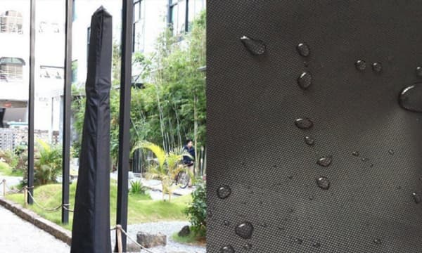 Parasolovertræk - Stående parasol - 190×50×30cm - Sort