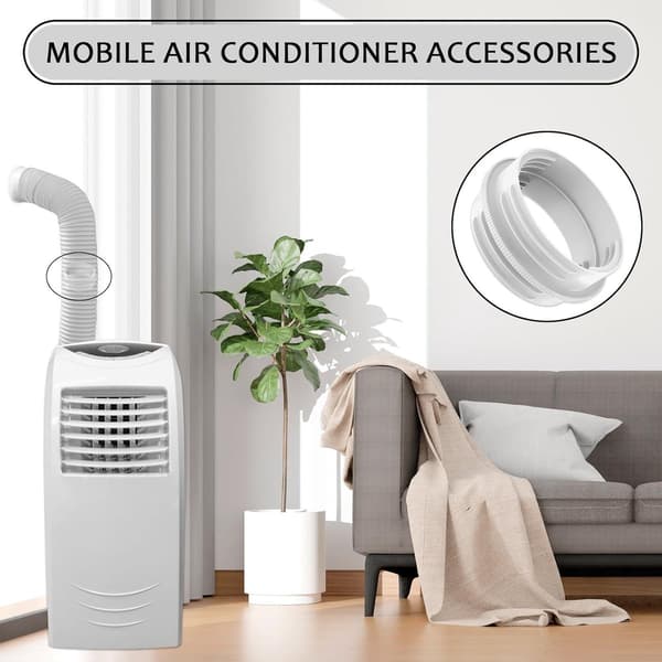 Bærbar aircondition-kanalforbinder, indvendig diameter 130 mm, udvendig diameter 150 mm, ABS-materiale, ventilationsforbinder.