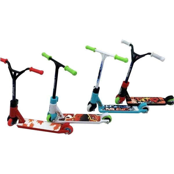 20 st Finger Scooters med Miniverktyg, Legering Fingerboards, Slumpmässiga Färger, Roliga Leksaker för Småbarn