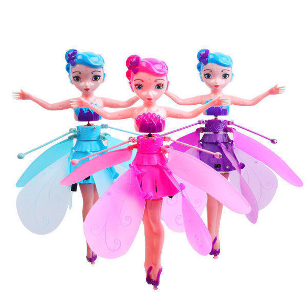 Flying Fairy Princess Dolls Magic Infrared Induction Control Girl Toy Christmas Gift