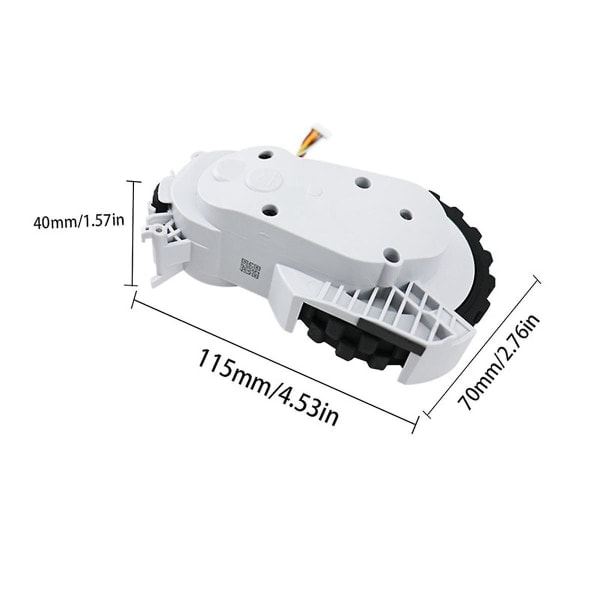 Hjulmotor til E10/ B112/ E12/ C103/ 3c Forbedret Version Robotstøvsuger Reservedele Ri([HK])