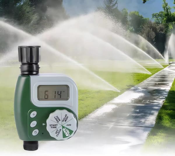 Sprinkler Timer Trädgårdssprinkler Programmerbar Trädgårdsslang Vattningstimer Med Regnfördröjning Manuell Vattningsfunktion Slangtimer Automatisk