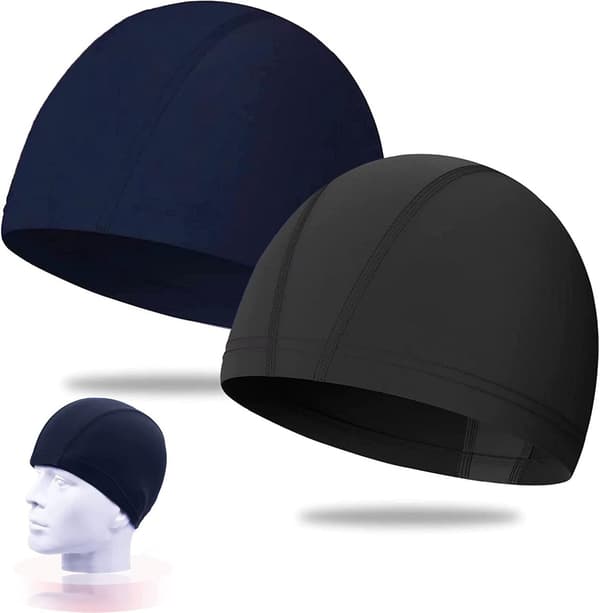 Badmössor, 2 stycken, Elastiska badmössor, Badmössa, Lätta badmössor, Mjuka, Unisex