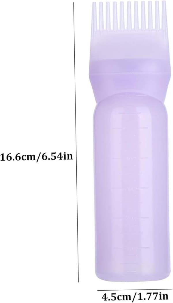 2-pack Hårfärg Rot Kam Applikator Flaska, Gradient Hårfärg Rot Applikator, Lila