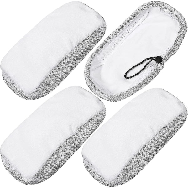 Hard Floor Cloth Pads Compatible with Morphy Richards 720020 720021 720502 9 in 1 Steam Cleaning Mop (Pack of 4)[hs]