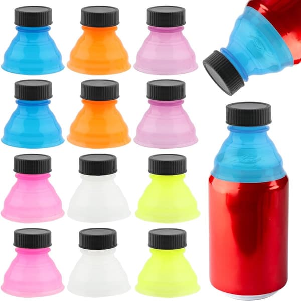 ING 12-pack läskburkslock - läskburkslock - dryckeslock för burkar