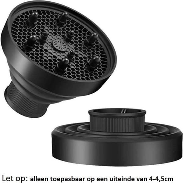 diffuser, diffuser hårføner, Diffuser hårfønerfeste universal, Universal med silikon for krøller universalbørste, hårføner