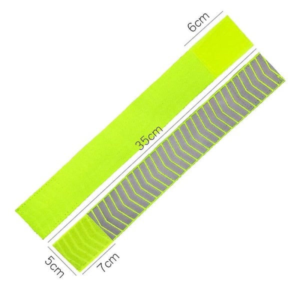 Reflekterande armband för utomhussporter - Nattcykling och löpning, antistrålningsbälte, handledsrem - för arm/handled/ben, för kvinnor och män, säker...