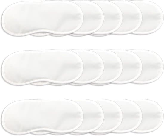 15-delars vitt sovmaskset, roligt sovmaskset, DIY-sovmaskset, mjukt sovmaskset. Barnspel.