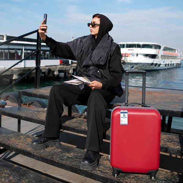 Gennemsigtig Cruise Bagagemærkeholder til Krydstogtskibe - Sæt med 8
