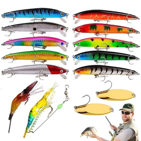 Artificial Lure Kinetic S Pilker Fishing Lure Sea Fishing Set 14 Saltwater Lures Freshwater