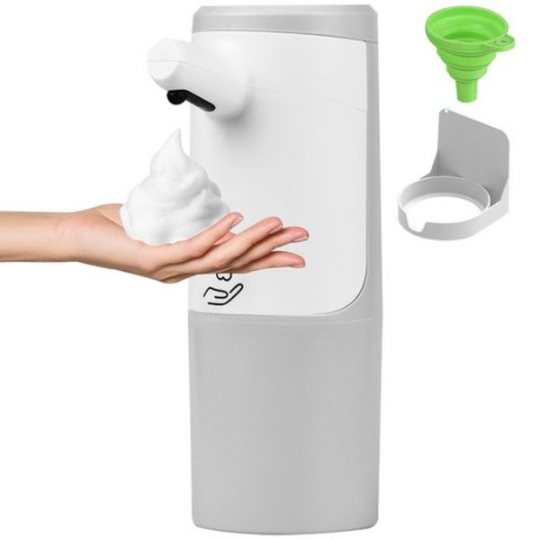 Automatisk tvålautomat, 400ML beröringsfri elektrisk dispenser med sensor, IPX6 vattentät, för kök, badrum, toalett