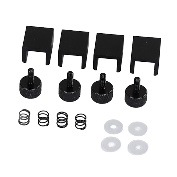 8 stk 3D-printerglasclips Justerbar universel aluminiumlegering Varmebedsklemme til Ender 3/3 Pro/V2/3S/5 Pro