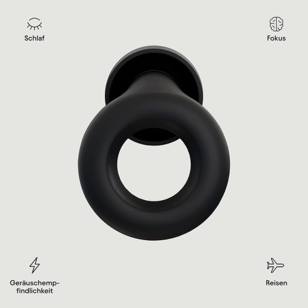 Loop Experience - Støjreducerende Ørepropper (18 dB) - In-Ear Hørselsbeskyttelse - Sort