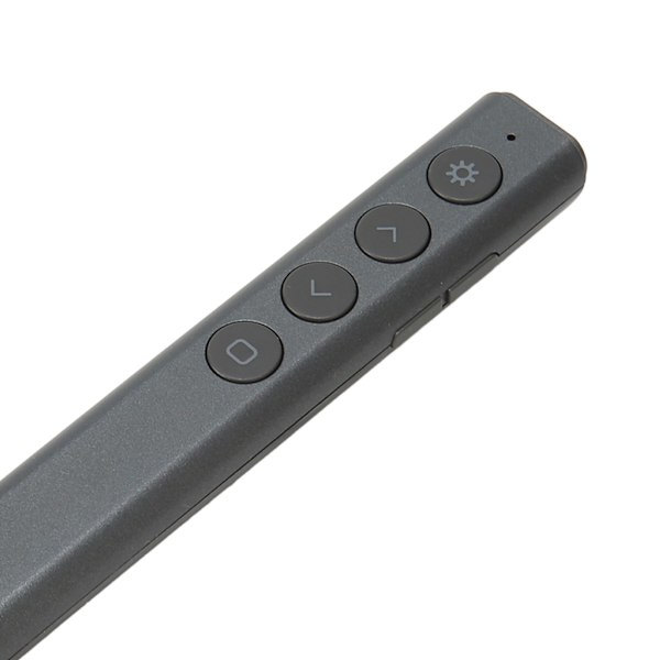 Esitystikku 30m Kantama RF 2.4GHz Plug and Play Langaton Esittelijän Kaukosäädin Keynotelle PPT:lle Musta