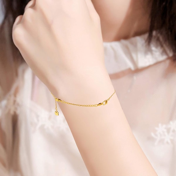 8 st Halsbandsförlängare, guld 5/7,5/10/15 cm, stål 5/7,5/10/15 cm