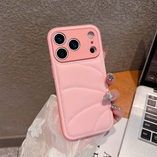 Lämplig för iPhone 17 Air mobilskal, dekompressionsdunjackamaterial