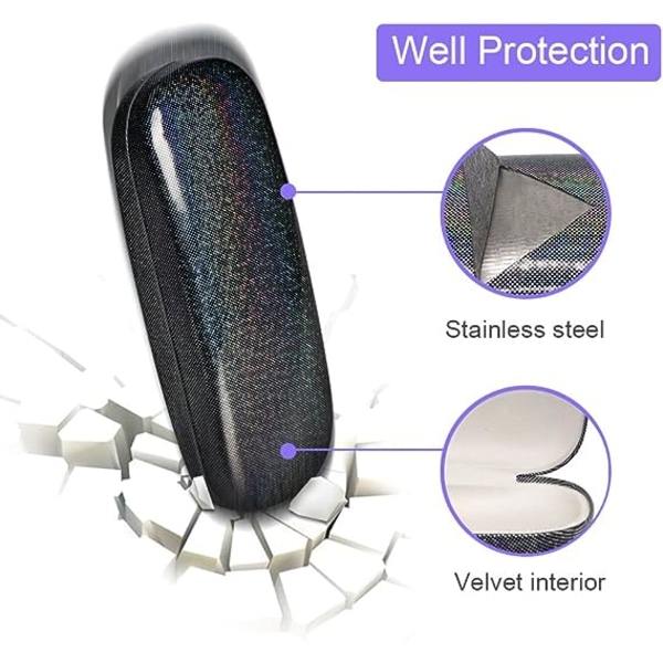 (4 stk) Brilleetui, Unisex Hard Shell Brilleetui Beskyttelse