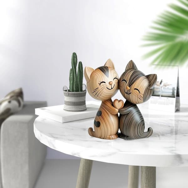 Trä 2D kattfigur, 1 stycke, heminredning för hylla.