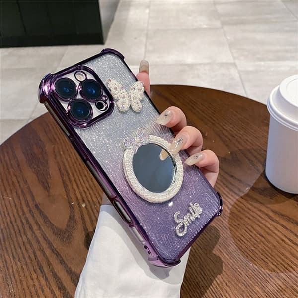 ING iPhone 15 Pro Max telefoncover med makeupspejl
